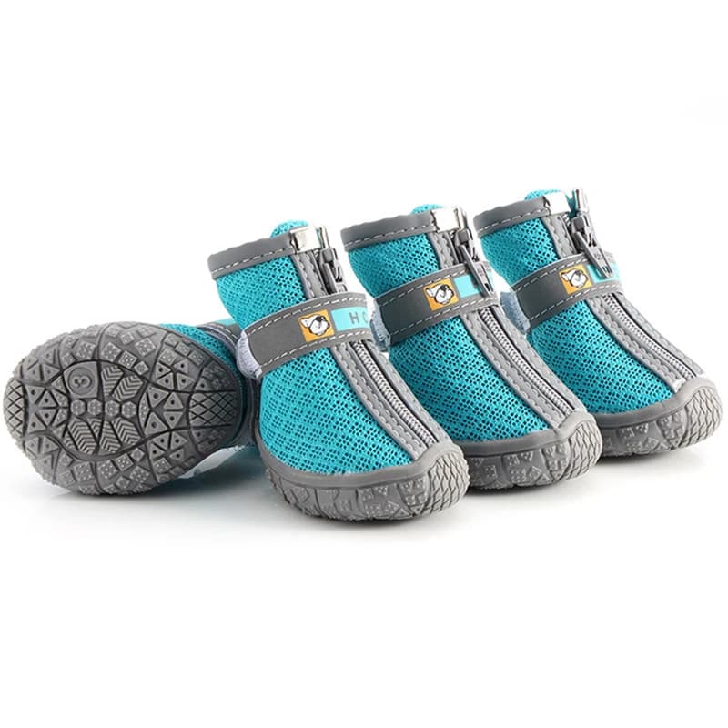 Dog Shoes Non-Slip Soles Thick Plush Protection Paw Pet Shoes Warm For Dog Non-Slip Dog Shoes Breathable Climbing Pets Booties