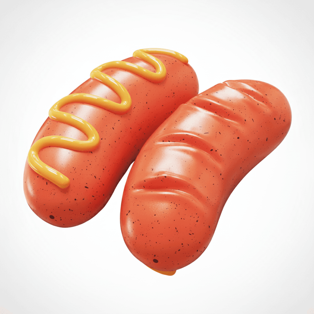 PPOKEl Dog Chew Toys Aggressive- Chaewers.Indestructible Dog Toy For Aggressive Chewer,Tough Chew Toys For Dogs Rubber Orange Plain